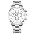 Men's Fashion Stainless Steel Watch – Luxury Quartz Wristwatch - Mega Watch Pro™