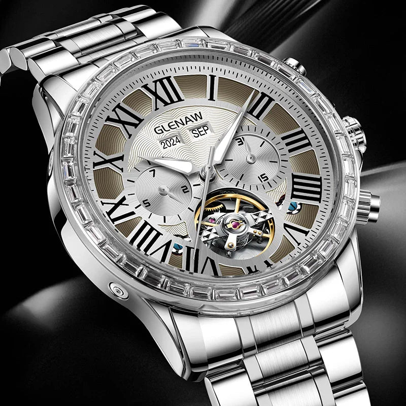 Automatic Mechanical Multi-Function Men’s Watch  Waterproof -Mega Watch Pro™