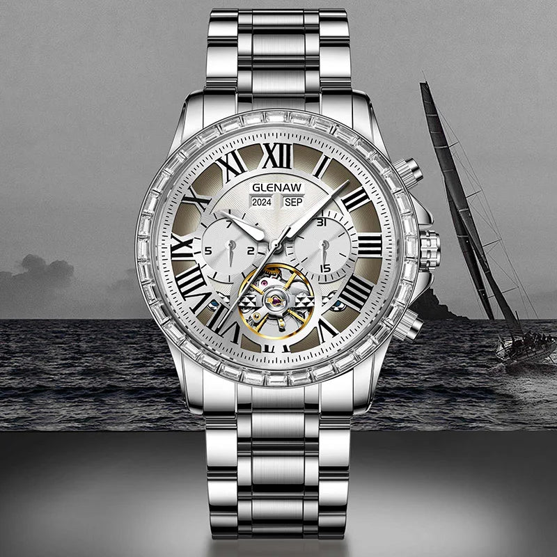 Automatic Mechanical Multi-Function Men’s Watch  Waterproof -Mega Watch Pro™