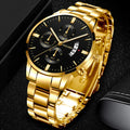 Men's Fashion Stainless Steel Watch – Luxury Quartz Wristwatch - Mega Watch Pro™