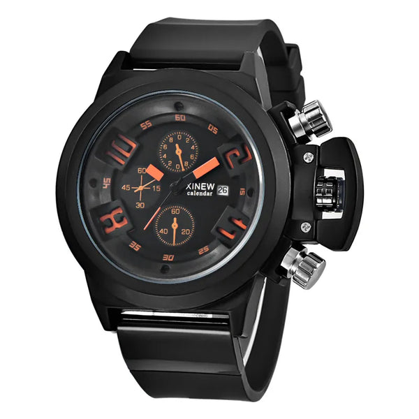 Men's Genuine Quartz Watch, Simple Sports Style - Mega Watch Pro™