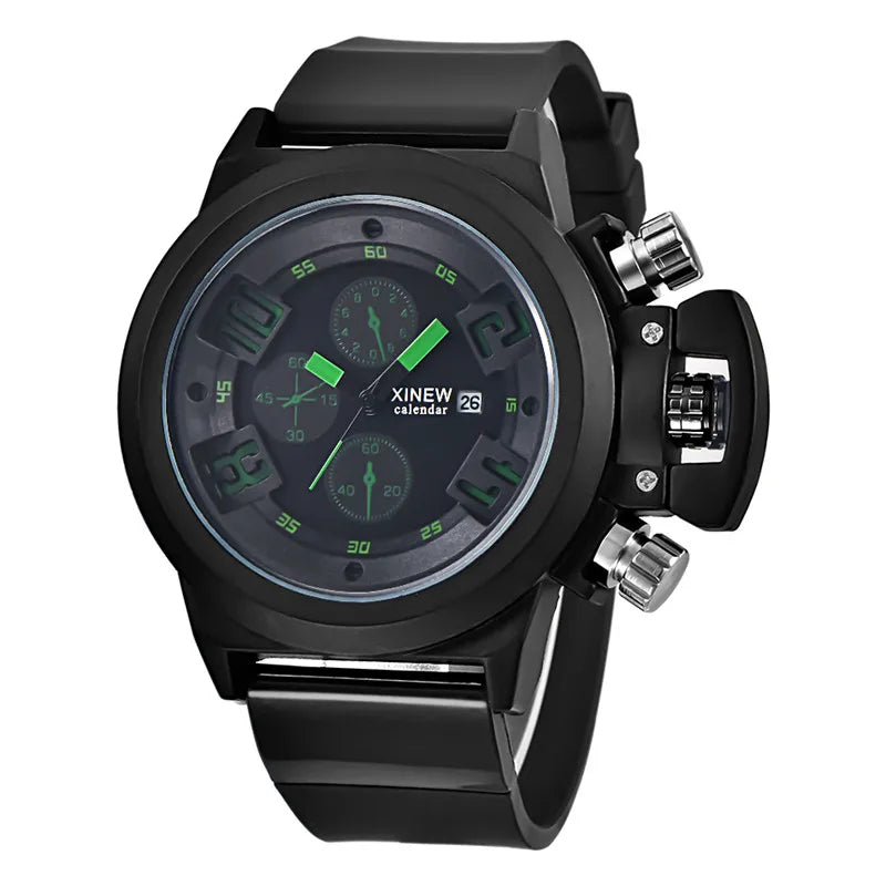 Men's Genuine Quartz Watch, Simple Sports Style - Mega Watch Pro™