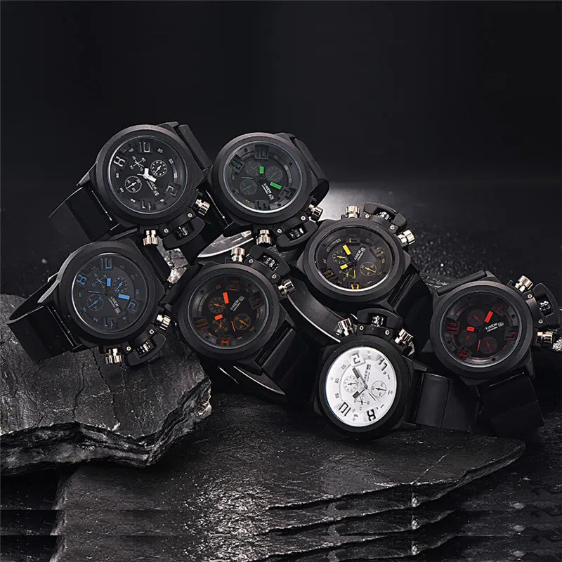 Men's Genuine Quartz Watch, Simple Sports Style - Mega Watch Pro™