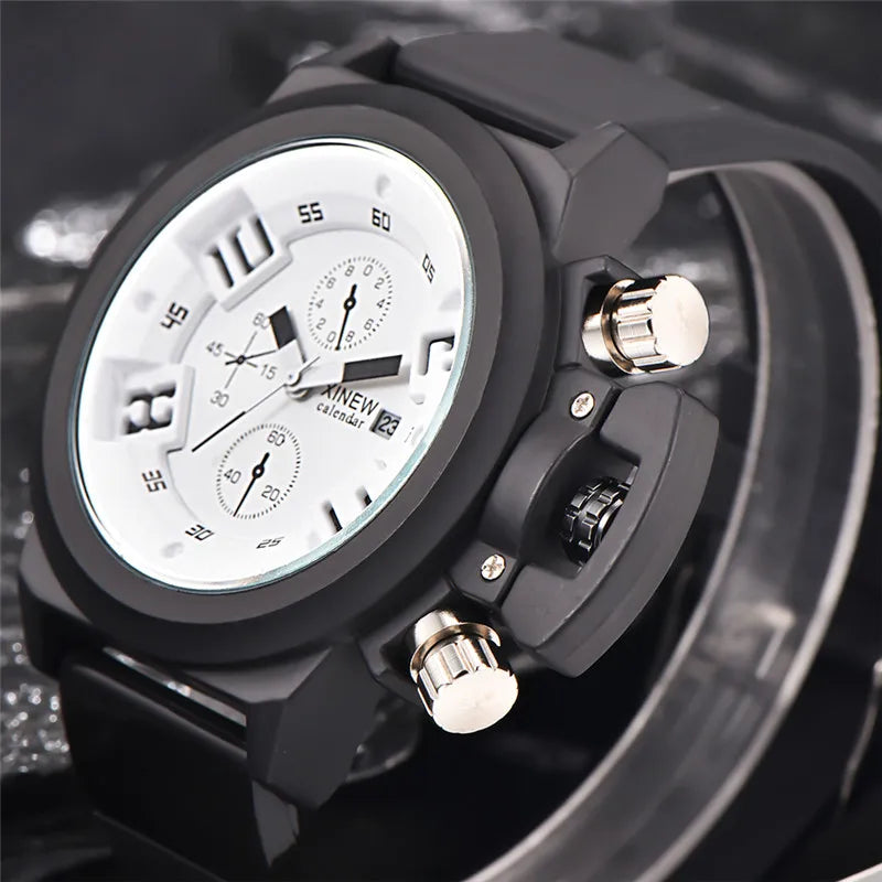 Men's Genuine Quartz Watch, Simple Sports Style - Mega Watch Pro™