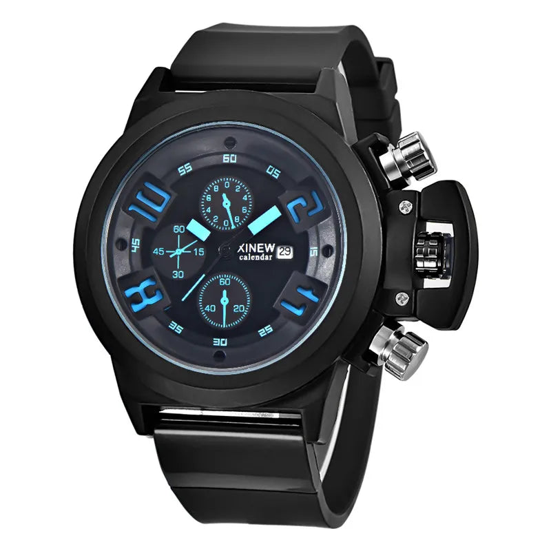 Men's Genuine Quartz Watch, Simple Sports Style - Mega Watch Pro™